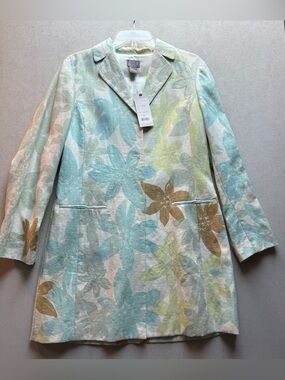 Sigrid Olsen Floral Linen Jacket